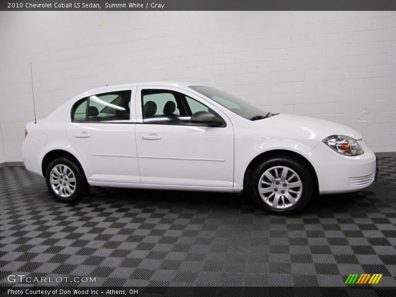 Summit White / Gray 2010 Chevrolet Cobalt LS Sedan