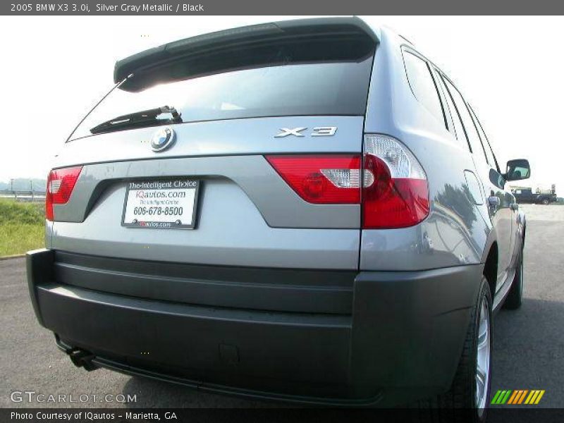 Silver Gray Metallic / Black 2005 BMW X3 3.0i