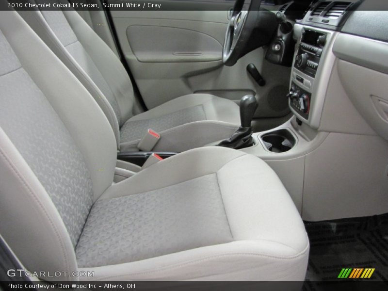 Summit White / Gray 2010 Chevrolet Cobalt LS Sedan