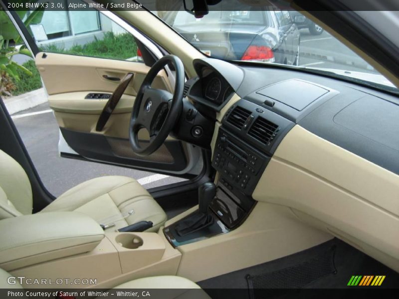 Alpine White / Sand Beige 2004 BMW X3 3.0i