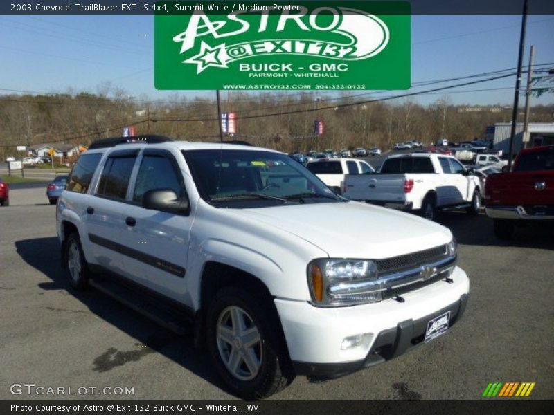 Summit White / Medium Pewter 2003 Chevrolet TrailBlazer EXT LS 4x4