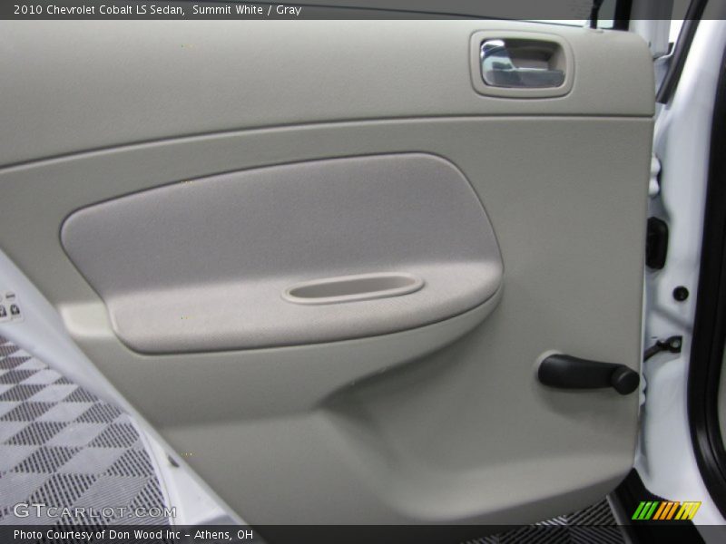 Summit White / Gray 2010 Chevrolet Cobalt LS Sedan
