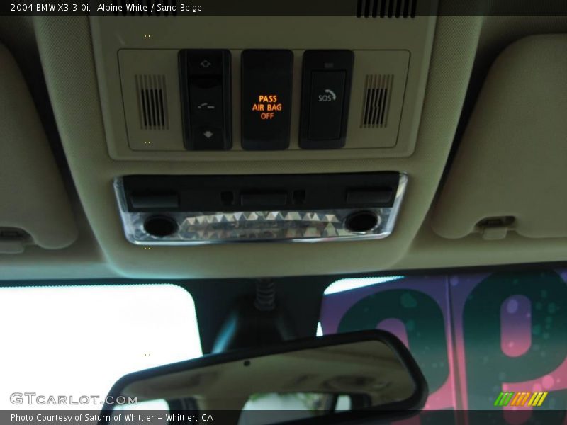 Alpine White / Sand Beige 2004 BMW X3 3.0i