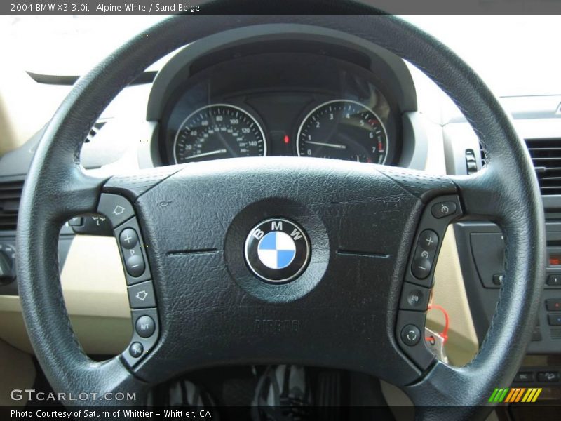 Alpine White / Sand Beige 2004 BMW X3 3.0i