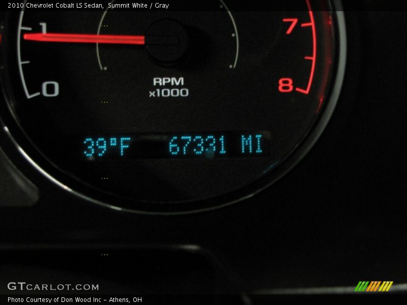 Summit White / Gray 2010 Chevrolet Cobalt LS Sedan