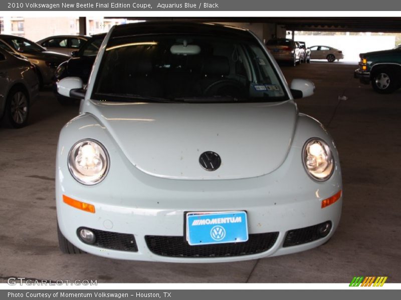 Aquarius Blue / Black 2010 Volkswagen New Beetle Final Edition Coupe