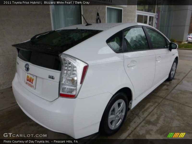 Blizzard White Pearl / Dark Gray 2011 Toyota Prius Hybrid I