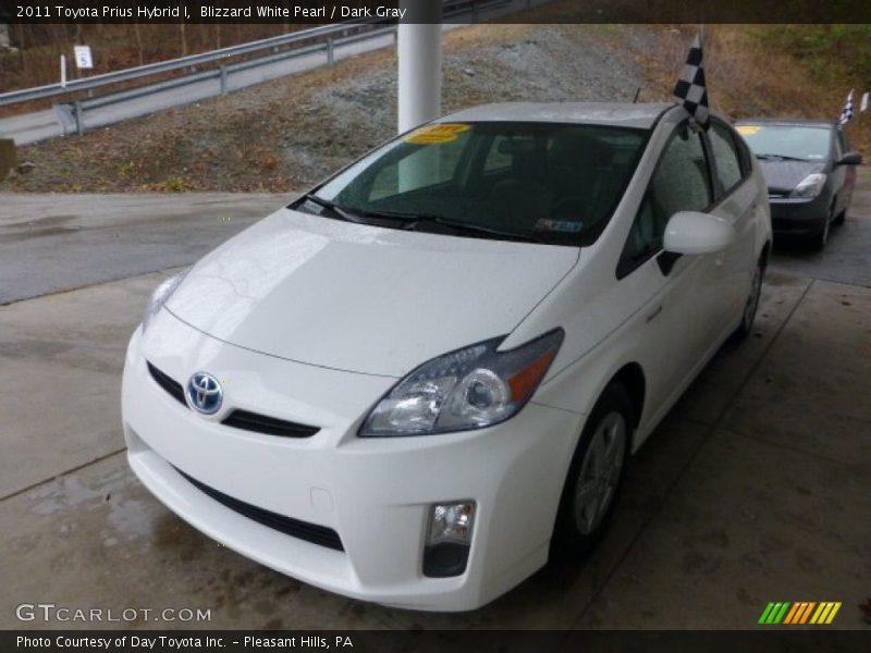 Blizzard White Pearl / Dark Gray 2011 Toyota Prius Hybrid I