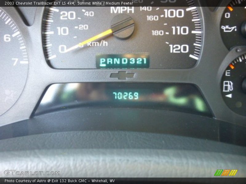 Summit White / Medium Pewter 2003 Chevrolet TrailBlazer EXT LS 4x4