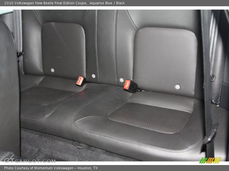 Aquarius Blue / Black 2010 Volkswagen New Beetle Final Edition Coupe