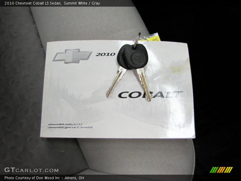 Summit White / Gray 2010 Chevrolet Cobalt LS Sedan