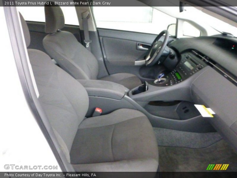 Blizzard White Pearl / Dark Gray 2011 Toyota Prius Hybrid I