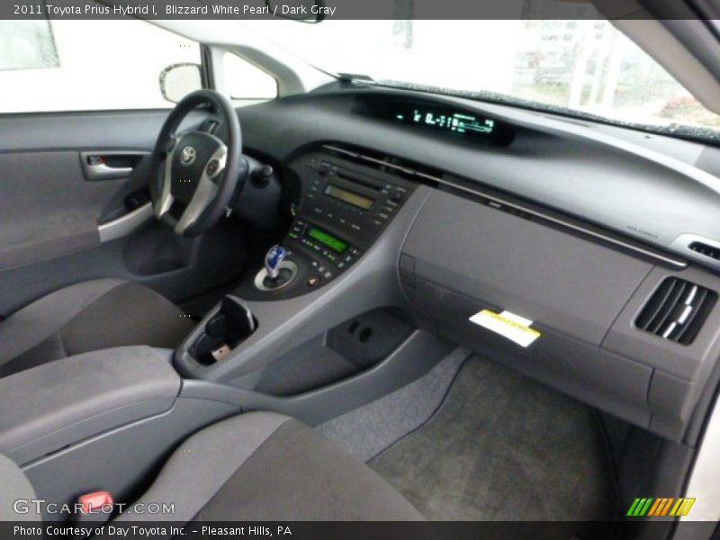 Blizzard White Pearl / Dark Gray 2011 Toyota Prius Hybrid I