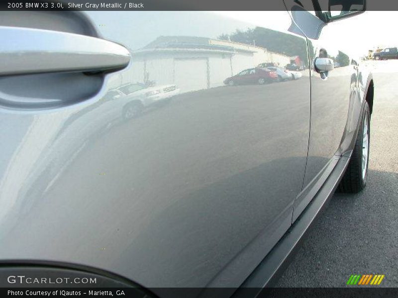 Silver Gray Metallic / Black 2005 BMW X3 3.0i