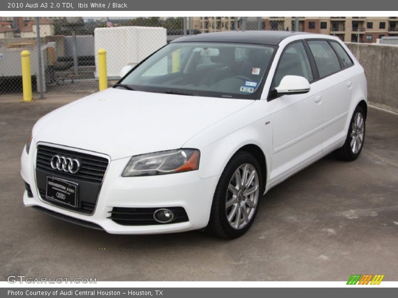 Ibis White / Black 2010 Audi A3 2.0 TDI