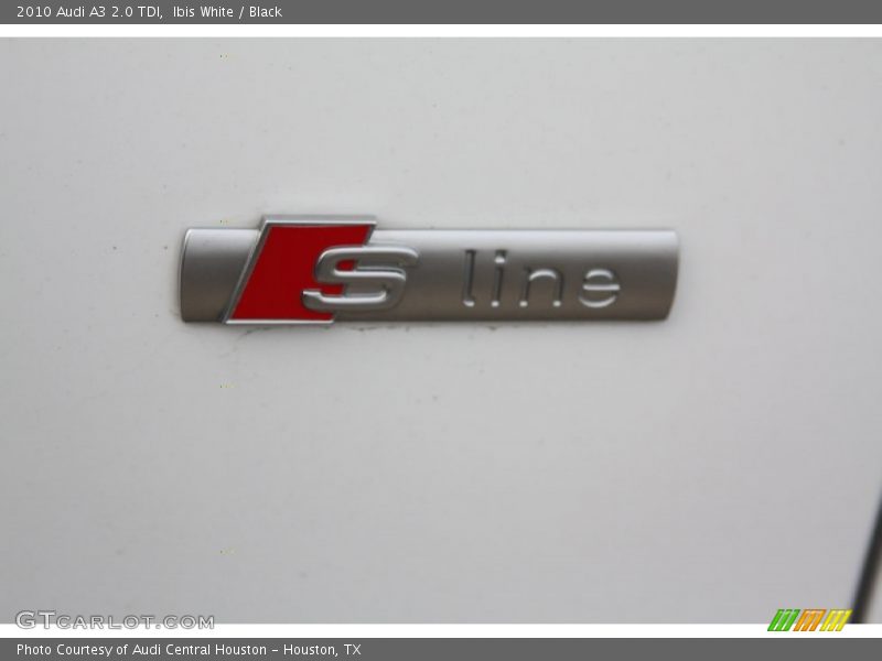 Ibis White / Black 2010 Audi A3 2.0 TDI