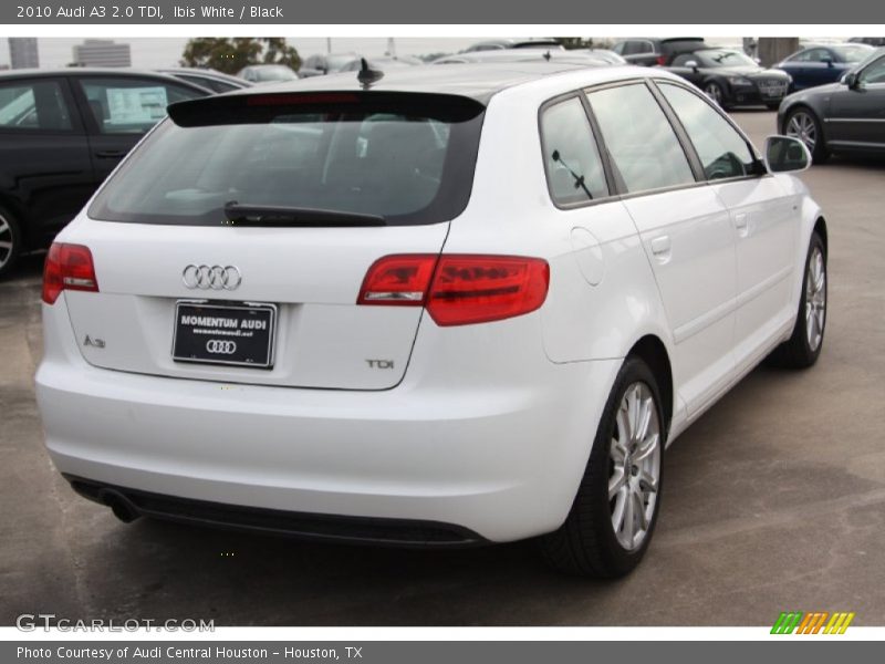 Ibis White / Black 2010 Audi A3 2.0 TDI