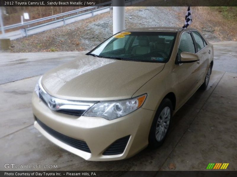 Sandy Beach Metallic / Ivory 2012 Toyota Camry LE
