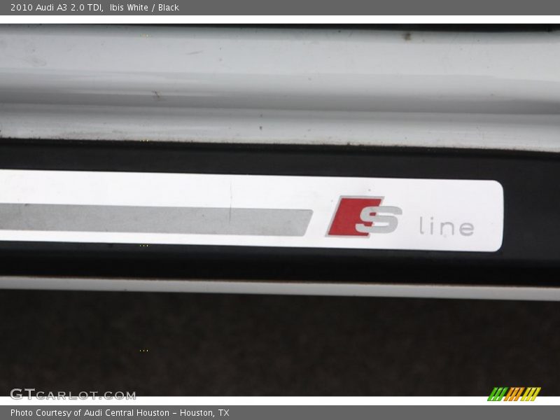 Ibis White / Black 2010 Audi A3 2.0 TDI