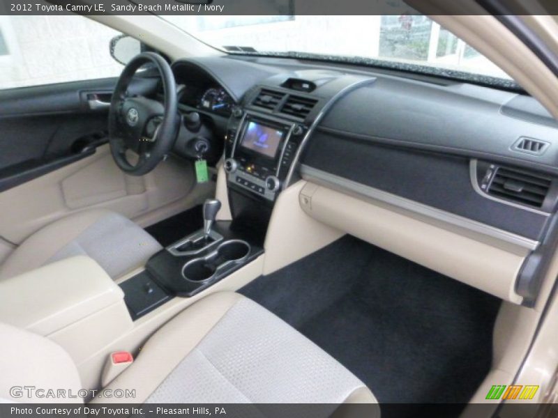 Sandy Beach Metallic / Ivory 2012 Toyota Camry LE