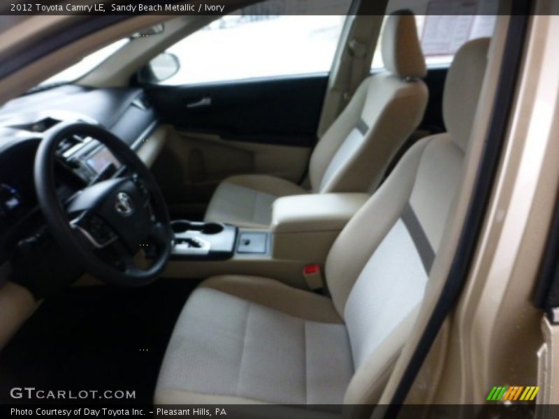 Sandy Beach Metallic / Ivory 2012 Toyota Camry LE