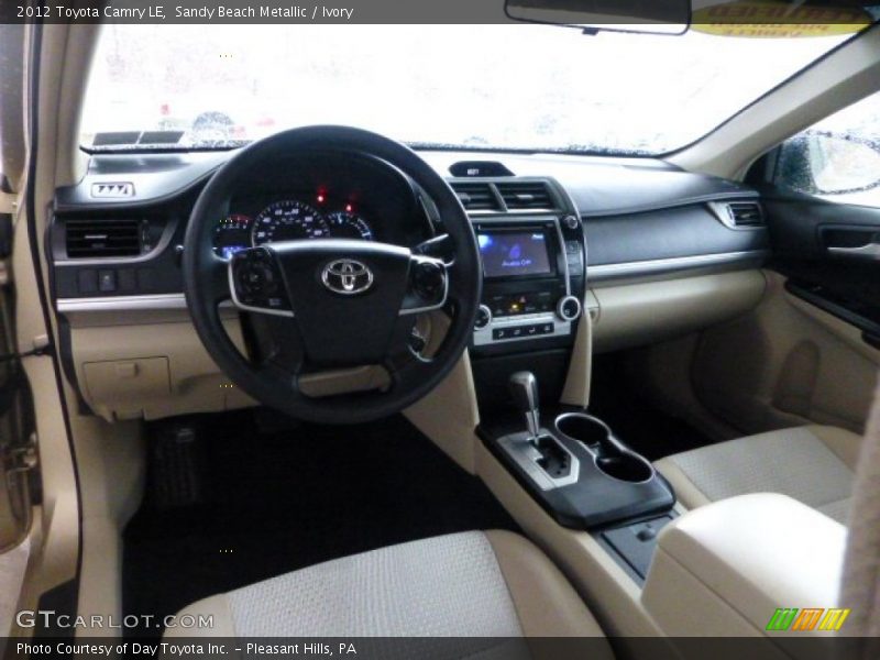 Sandy Beach Metallic / Ivory 2012 Toyota Camry LE