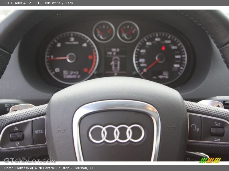 Ibis White / Black 2010 Audi A3 2.0 TDI