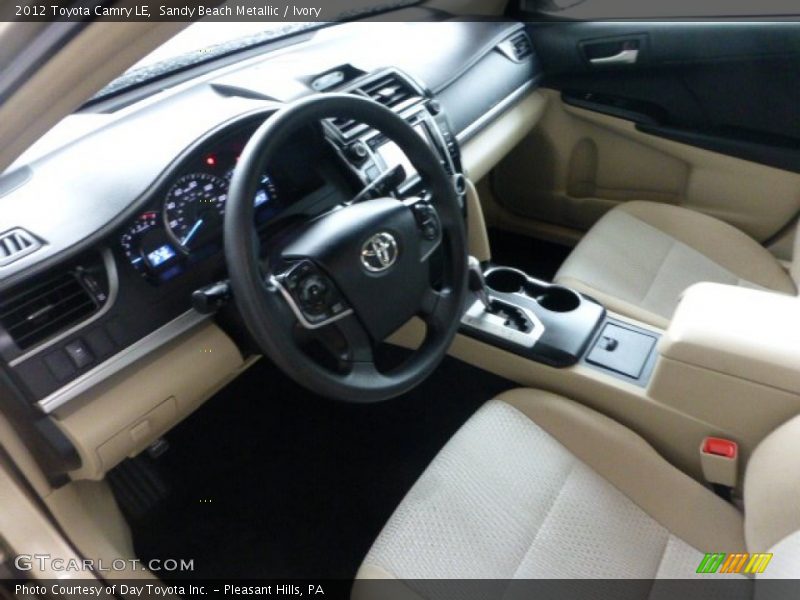 Sandy Beach Metallic / Ivory 2012 Toyota Camry LE