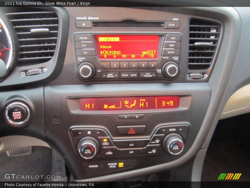 Snow White Pearl / Beige 2011 Kia Optima EX