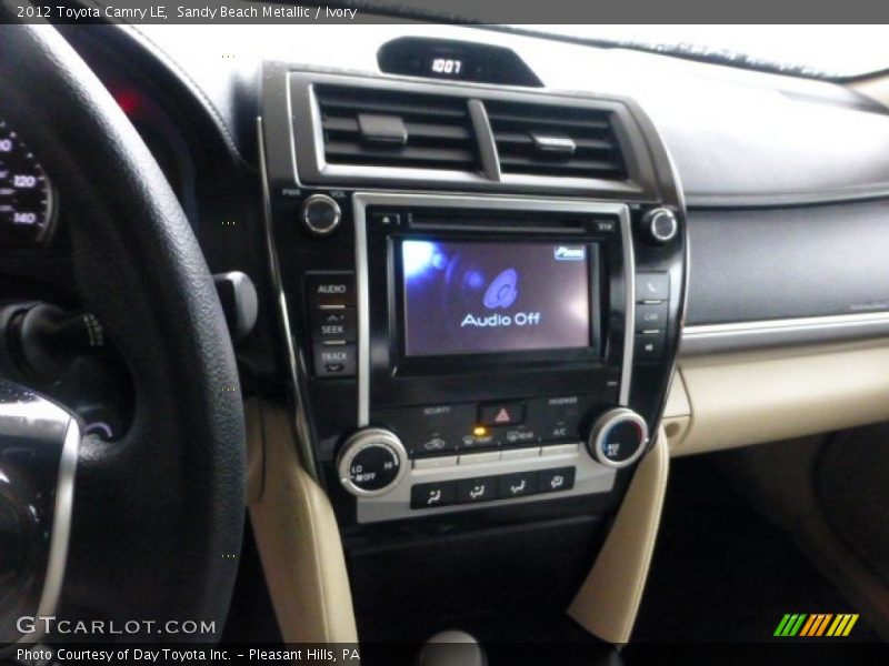 Sandy Beach Metallic / Ivory 2012 Toyota Camry LE