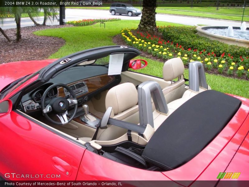 Bright Red / Dark Beige 2004 BMW Z4 3.0i Roadster
