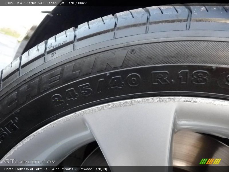 Jet Black / Black 2005 BMW 5 Series 545i Sedan