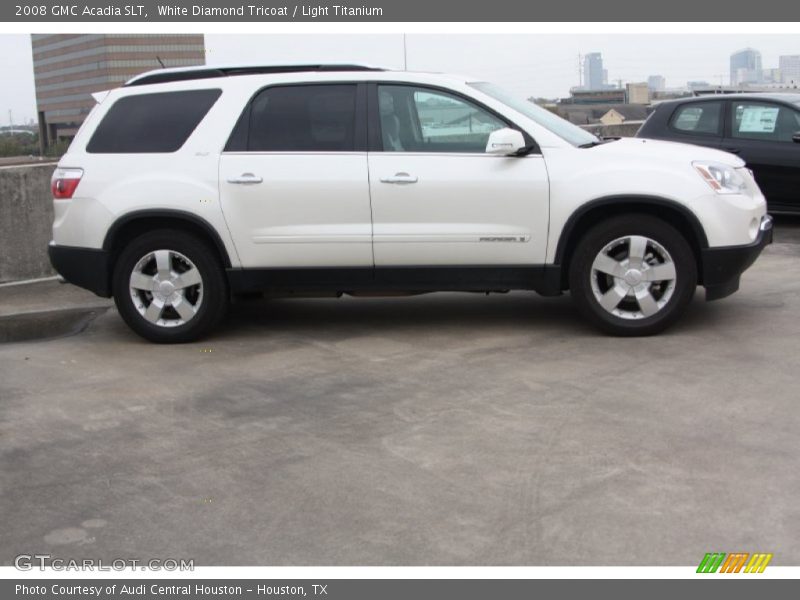 White Diamond Tricoat / Light Titanium 2008 GMC Acadia SLT