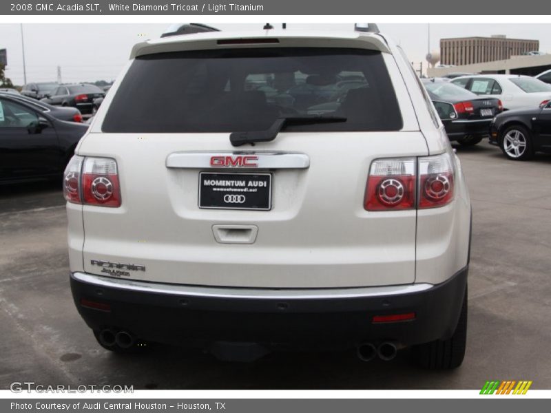 White Diamond Tricoat / Light Titanium 2008 GMC Acadia SLT