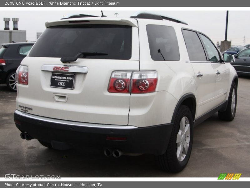 White Diamond Tricoat / Light Titanium 2008 GMC Acadia SLT