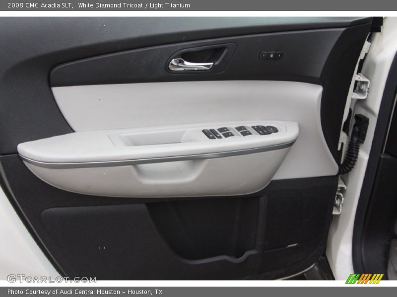 White Diamond Tricoat / Light Titanium 2008 GMC Acadia SLT