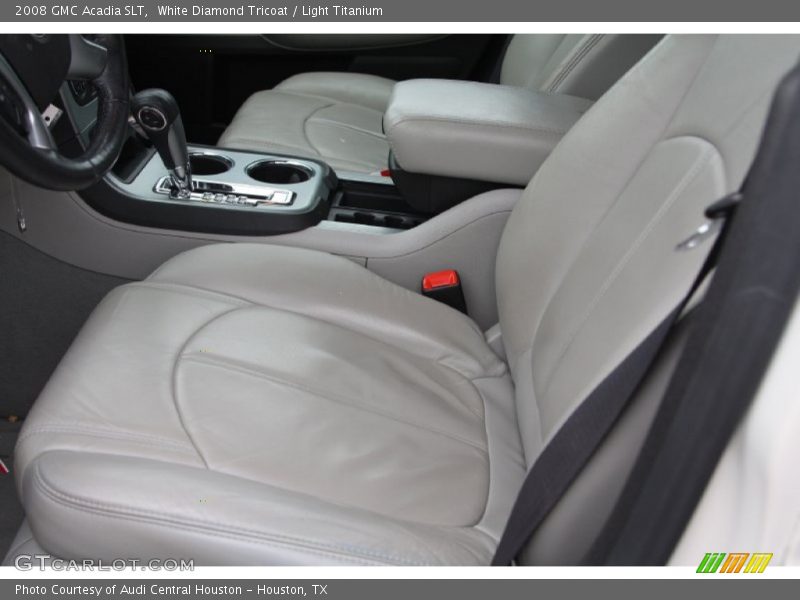 White Diamond Tricoat / Light Titanium 2008 GMC Acadia SLT