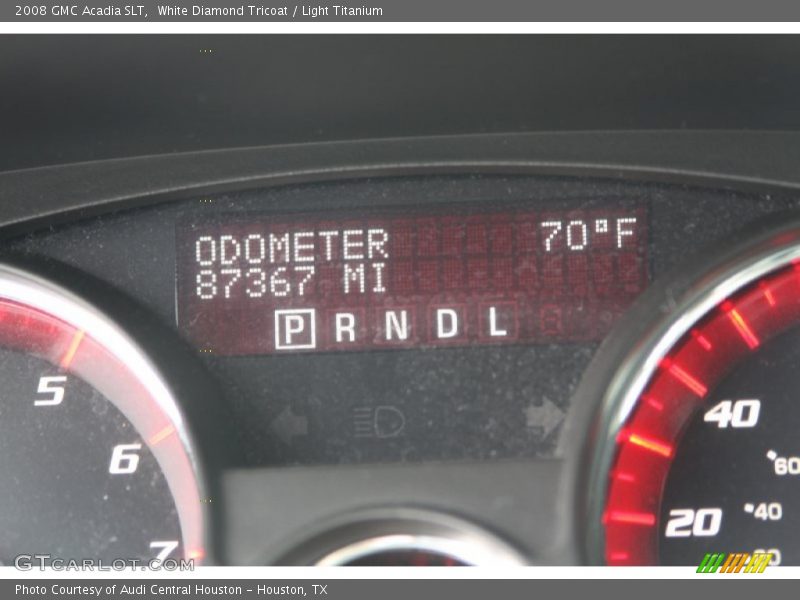 White Diamond Tricoat / Light Titanium 2008 GMC Acadia SLT