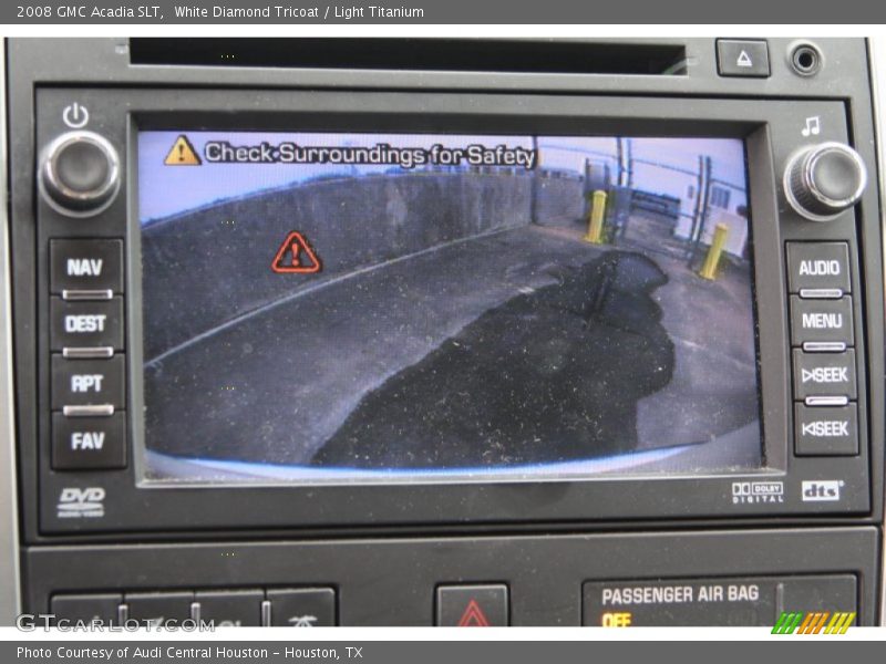 White Diamond Tricoat / Light Titanium 2008 GMC Acadia SLT