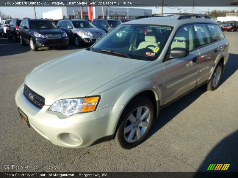 Champagne Gold Opalescent / Taupe 2006 Subaru Outback 2.5i Wagon