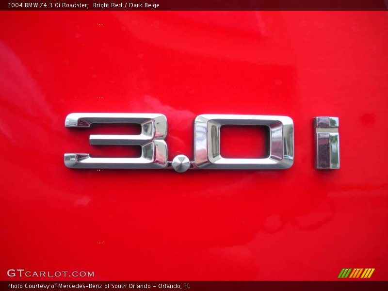 Bright Red / Dark Beige 2004 BMW Z4 3.0i Roadster