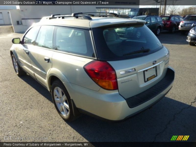 Champagne Gold Opalescent / Taupe 2006 Subaru Outback 2.5i Wagon