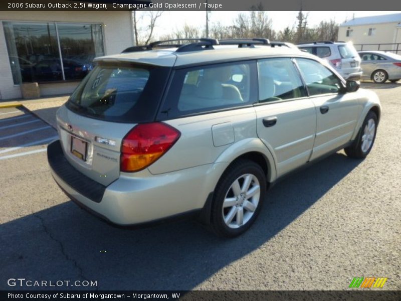 Champagne Gold Opalescent / Taupe 2006 Subaru Outback 2.5i Wagon