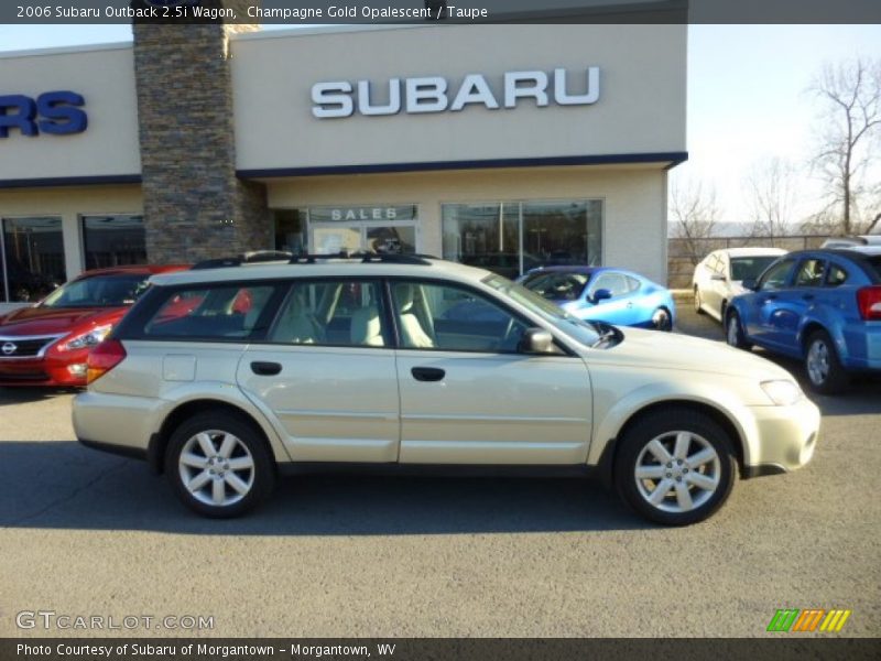 Champagne Gold Opalescent / Taupe 2006 Subaru Outback 2.5i Wagon