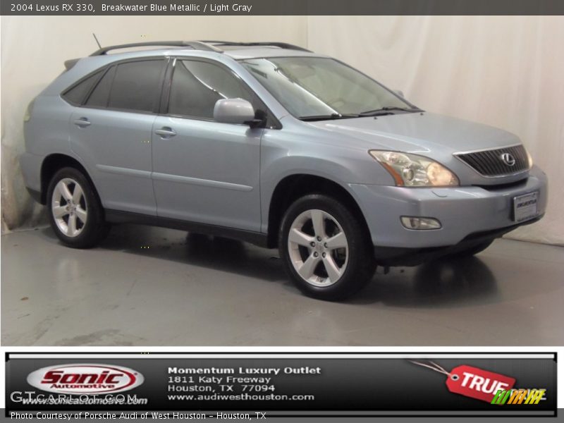 Breakwater Blue Metallic / Light Gray 2004 Lexus RX 330