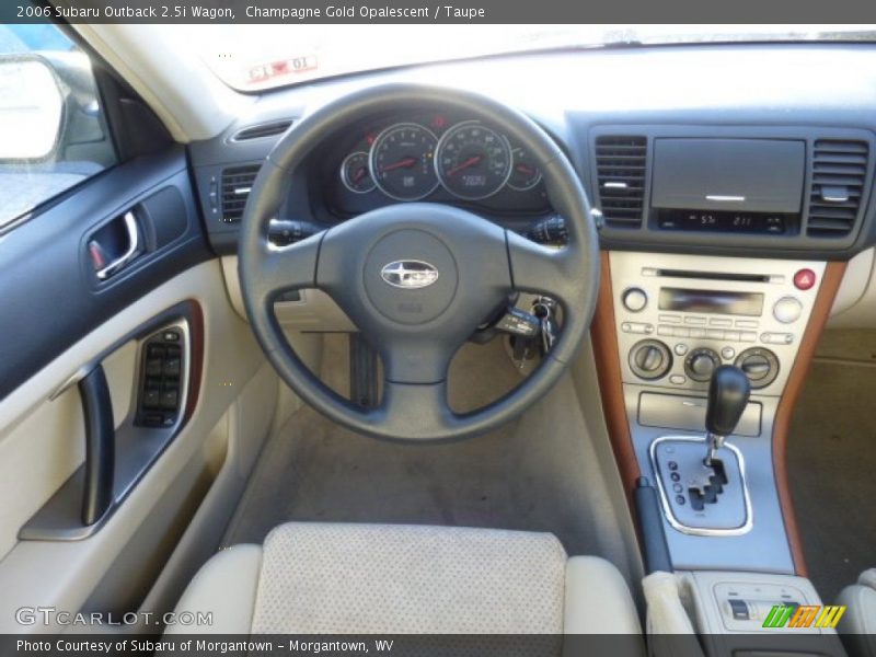 Champagne Gold Opalescent / Taupe 2006 Subaru Outback 2.5i Wagon
