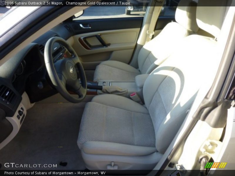 Champagne Gold Opalescent / Taupe 2006 Subaru Outback 2.5i Wagon
