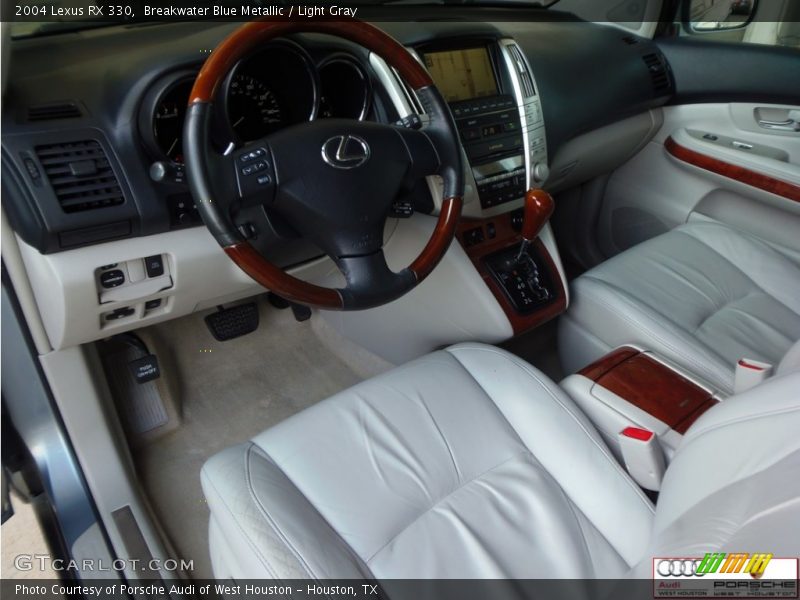 Breakwater Blue Metallic / Light Gray 2004 Lexus RX 330