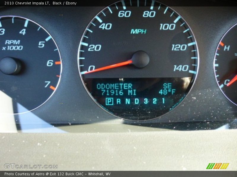 Black / Ebony 2010 Chevrolet Impala LT