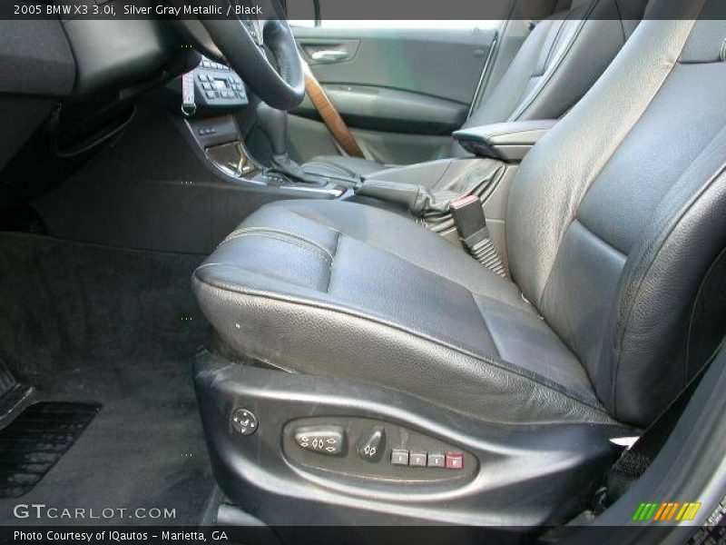 Silver Gray Metallic / Black 2005 BMW X3 3.0i